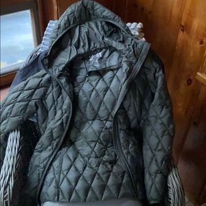 Micheal Kors green down jacket. Size small.